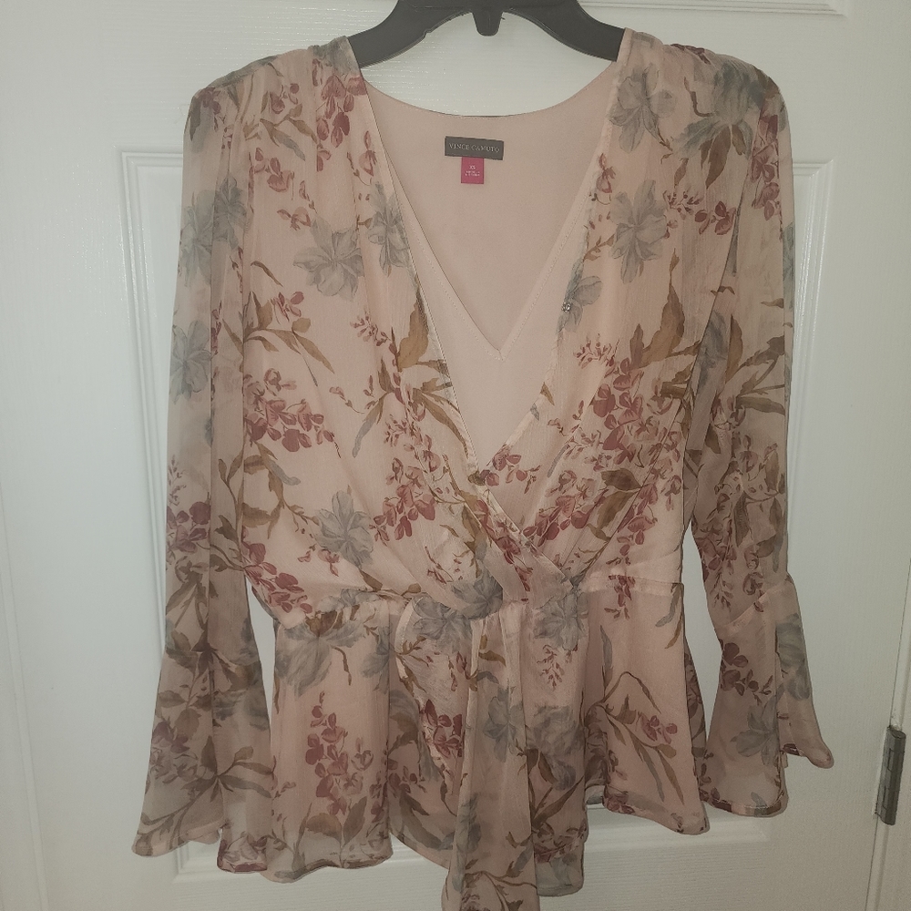 Vince Camuto Daux Wrap Blouse